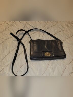 Kate Spade Juliana Hampton Road Black Leather Crossbody